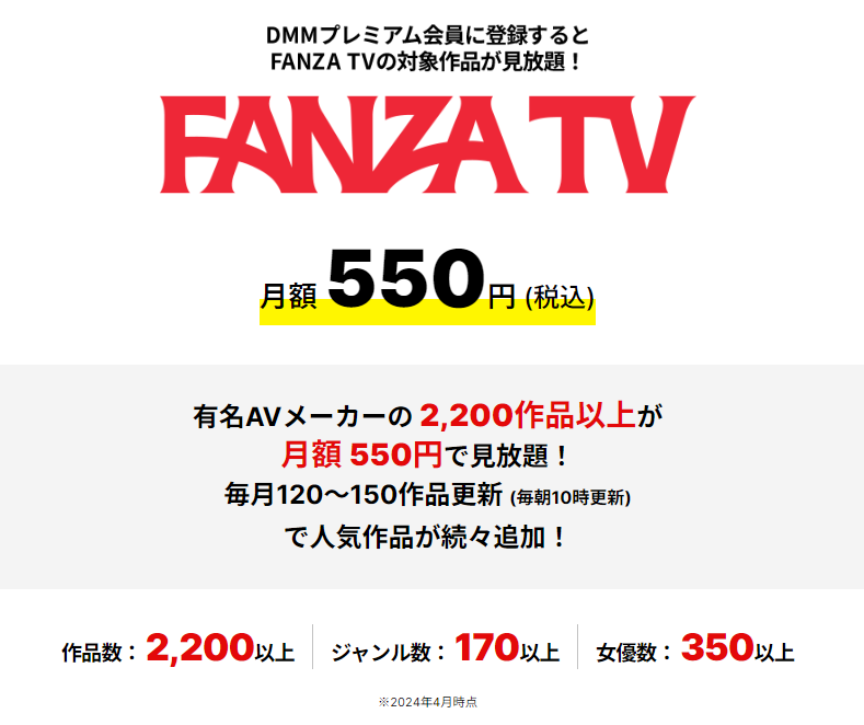 FANZA TVのイメージ画像